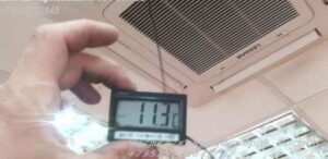 чистка турбины вентилятора, чистка кассетного кондиционера, чистка кондиционера, чистка сплит системы